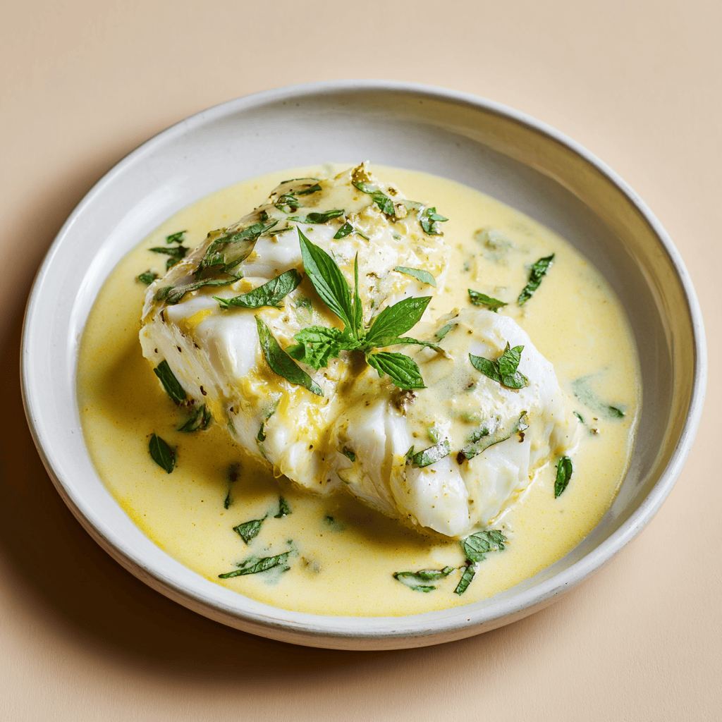 Cabillaud au lait de coco